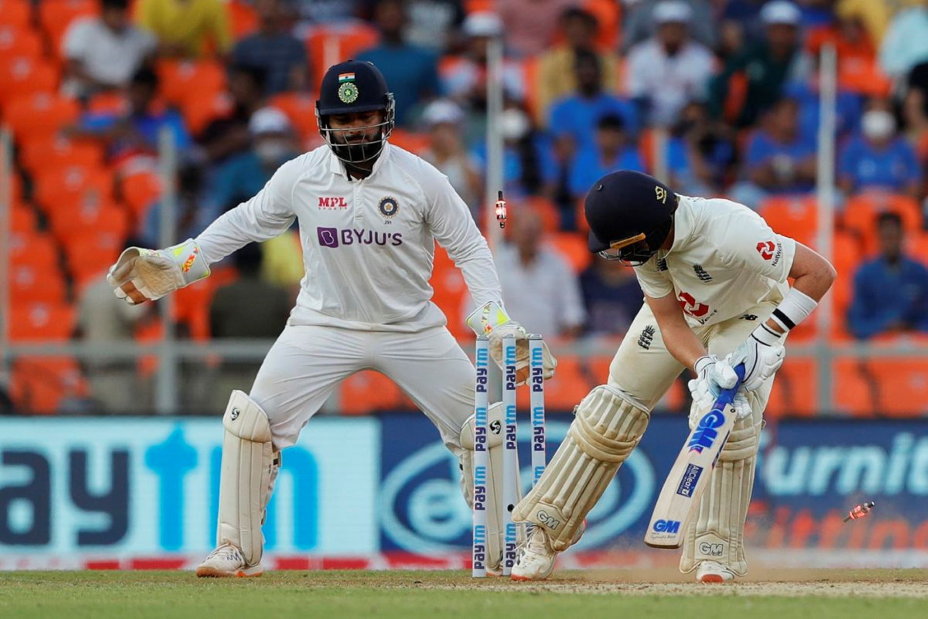 Pope struggled against the Indian spinners throughout the four Tests in 2021.