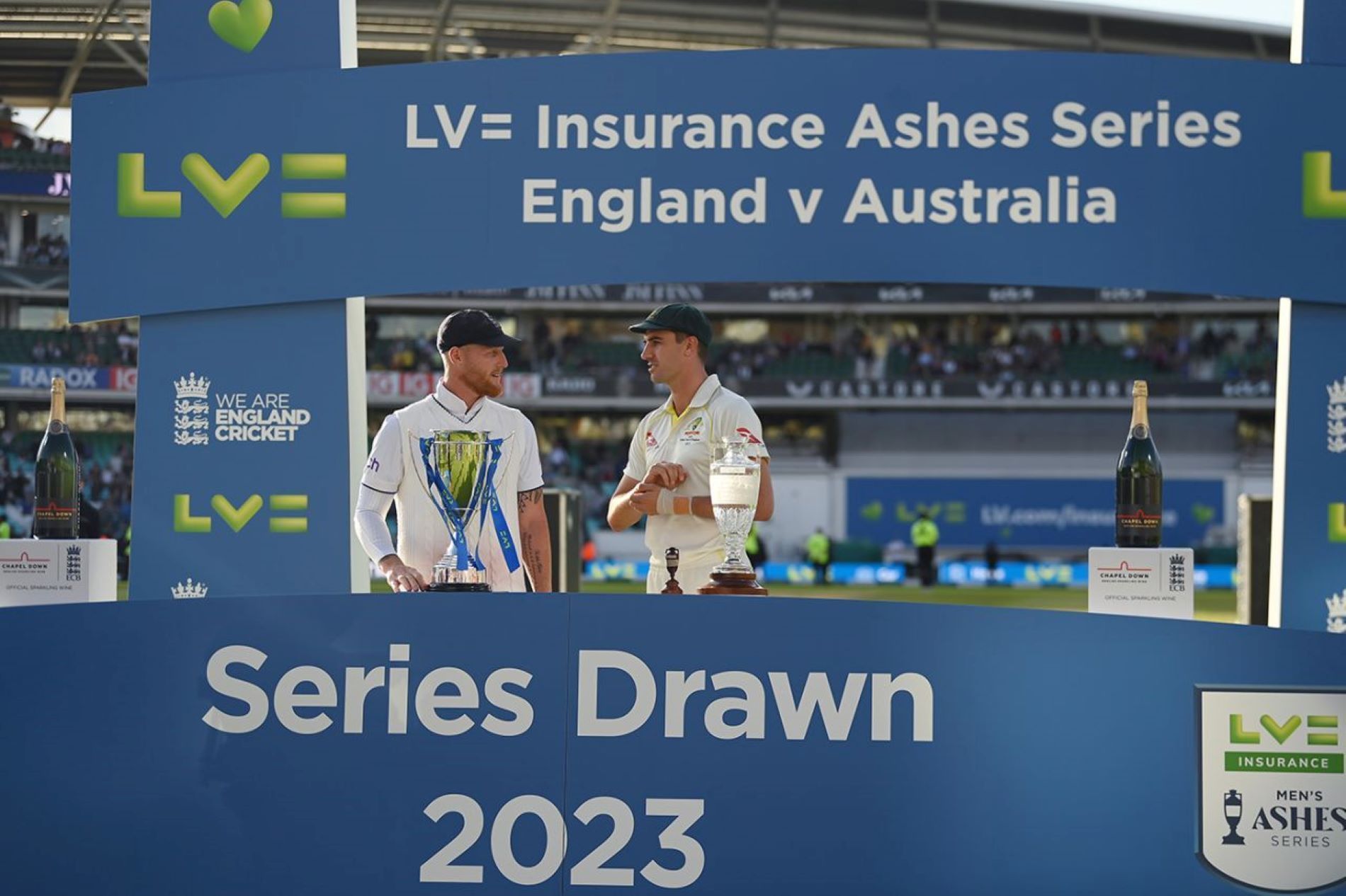 The Ashes series was drawn after five closely contested Tests.