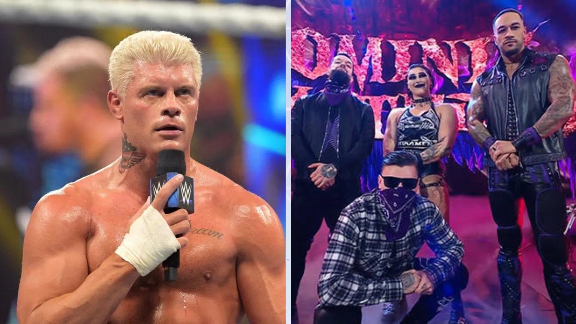 Cody Rhodes was in a six-man tag team match on WWE RAW.