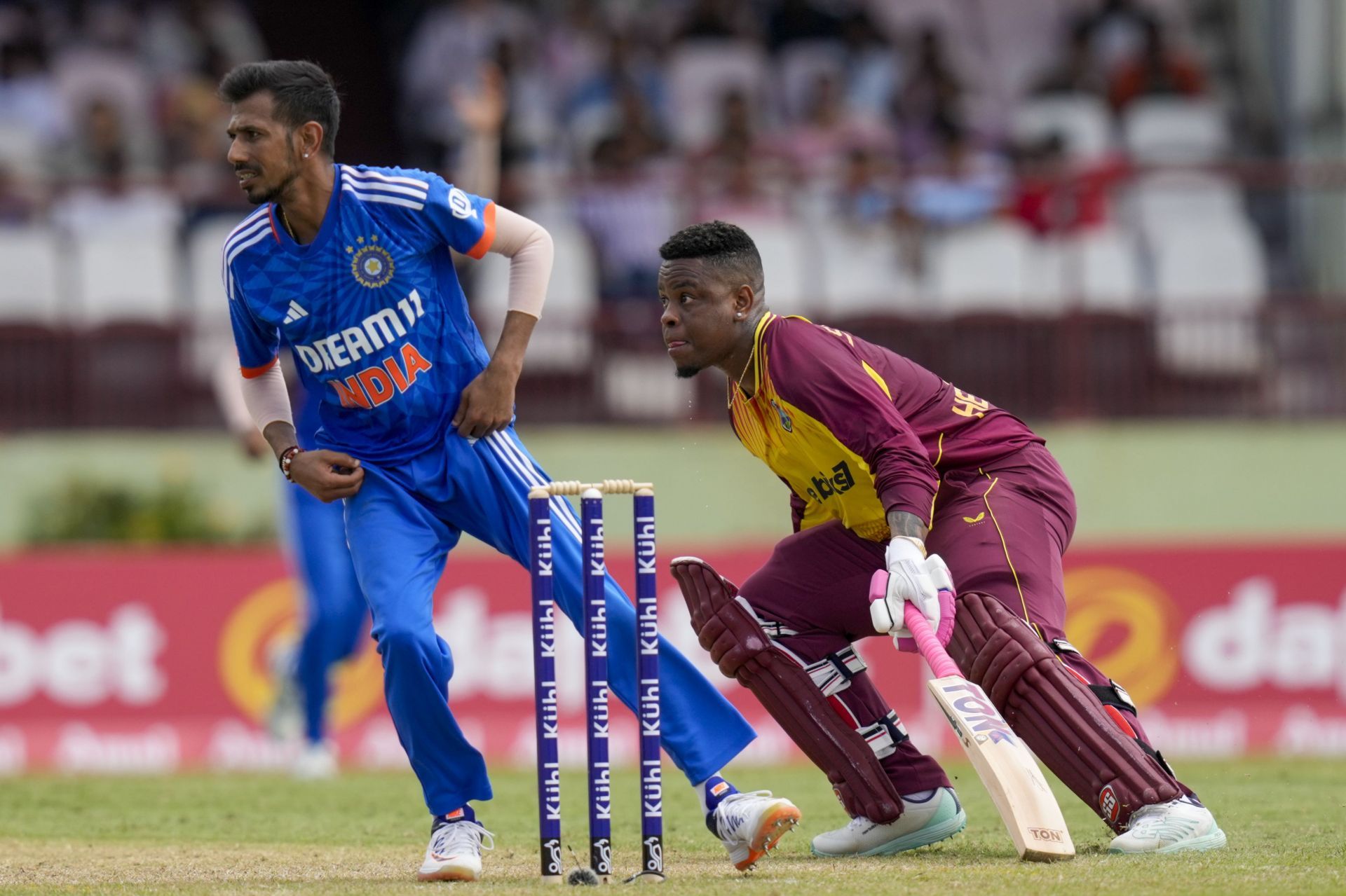 Yuzvendra Chahal during India vs West Indies T20I [Getty Images]