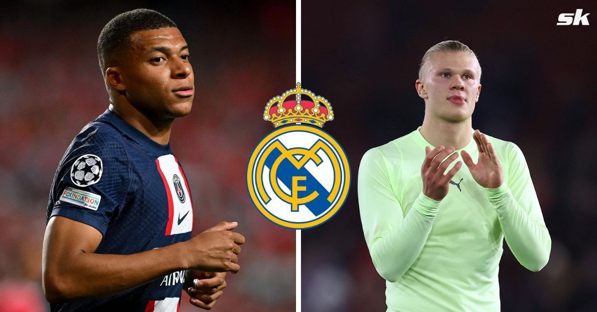 Real Madrid could opt for Erling Haaland if Kylian Mbappe renews with PSG