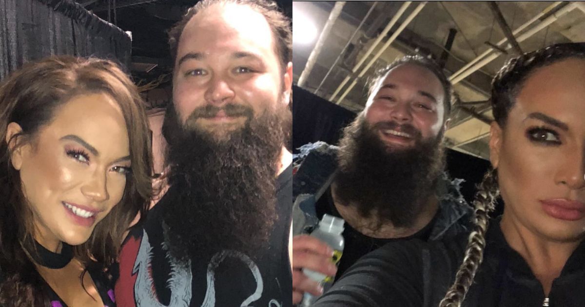 Windham Rotunda (Bray Wyatt) with Lina Fanene (Nia Jax).