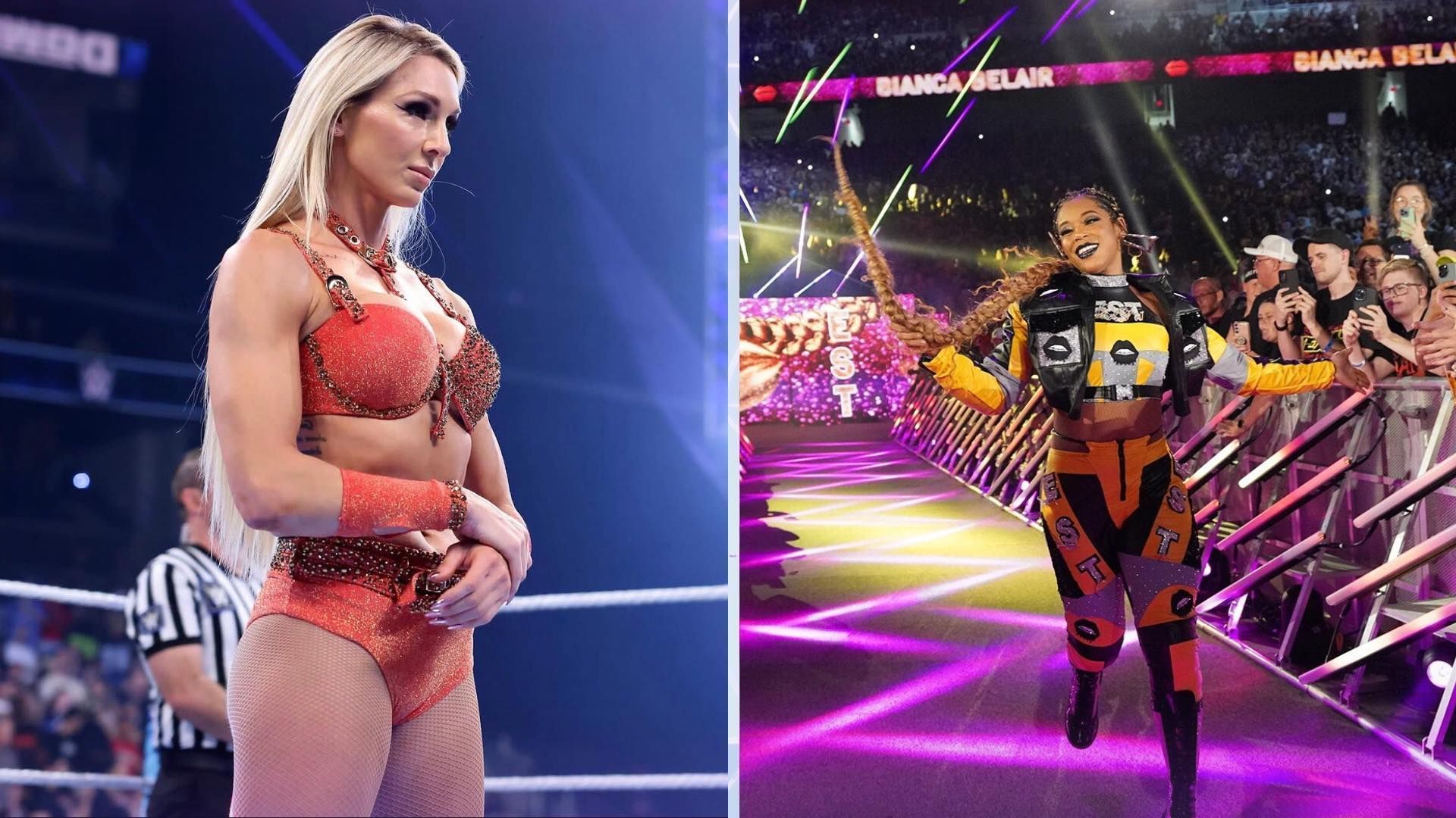 Charlotte Flair and Bianca Belair