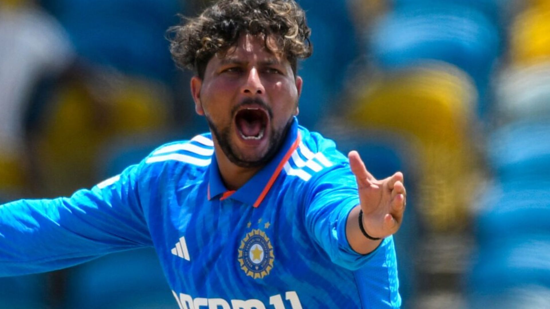 Kuldeep Yadav seemed to be back at his vintage best (P.C.:Twitter)