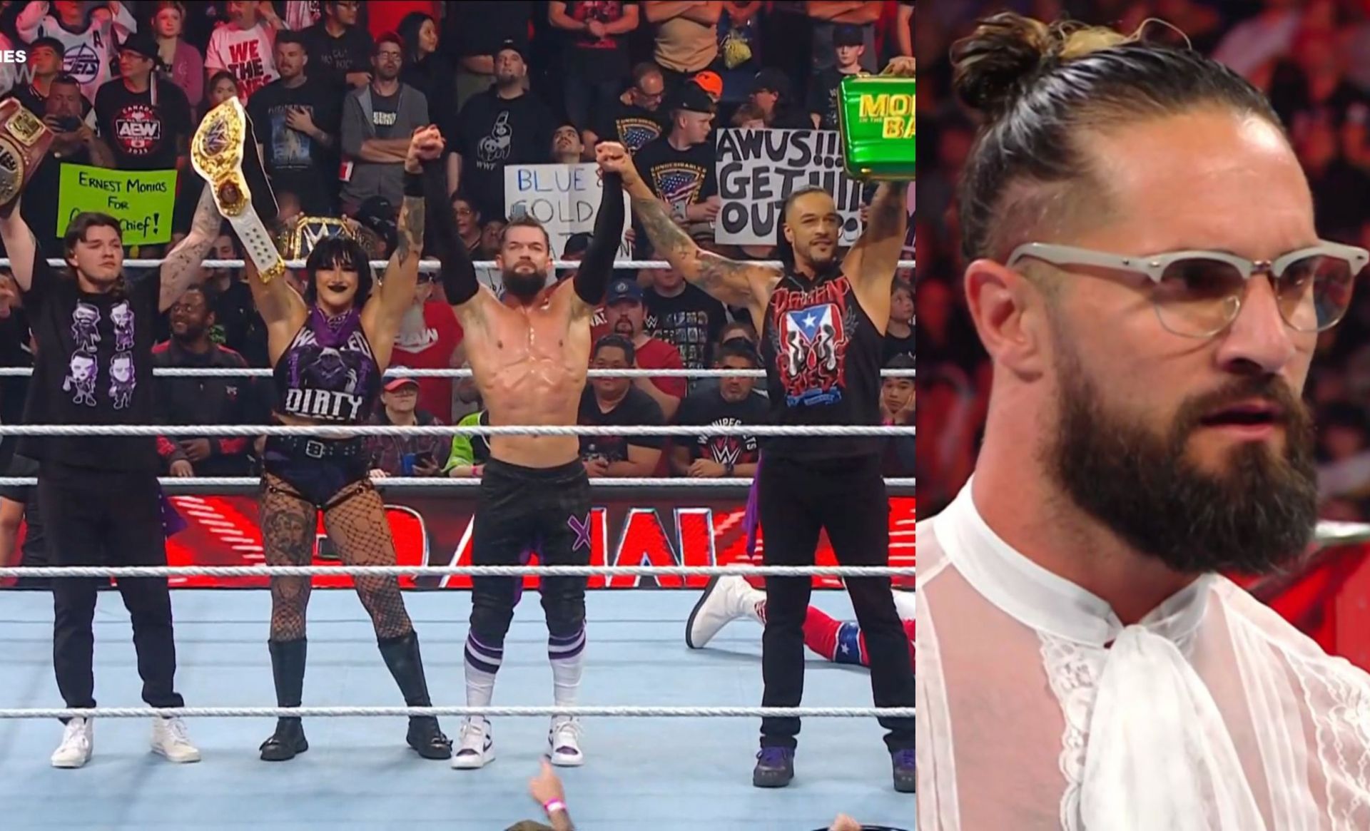 WWE Raw में कई रोचक चीज़ें देखने को मिली 