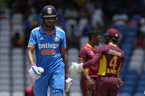 Shubman Gill hasn't fired in the ongoing West Indies series [Getty Images]