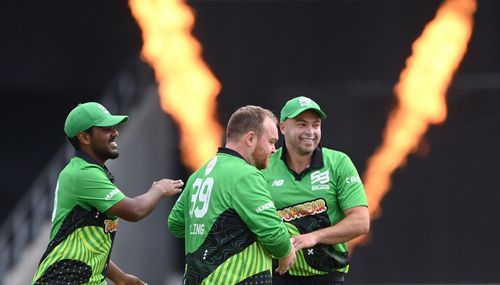 Will Paul Stirling (center) bowl more overs of himself against a left-handed heavy Indian batting lineup? (File image).