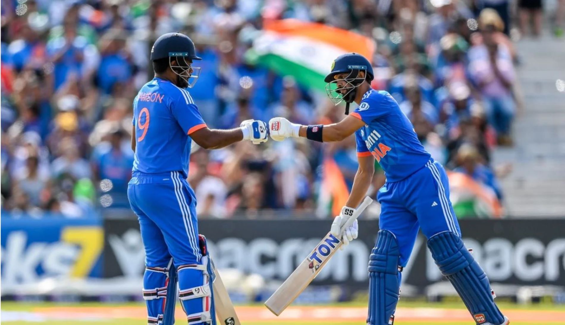 Ruturaj Gaikwad and Sanju Samson resurrected the Indian innings after a shaky start.