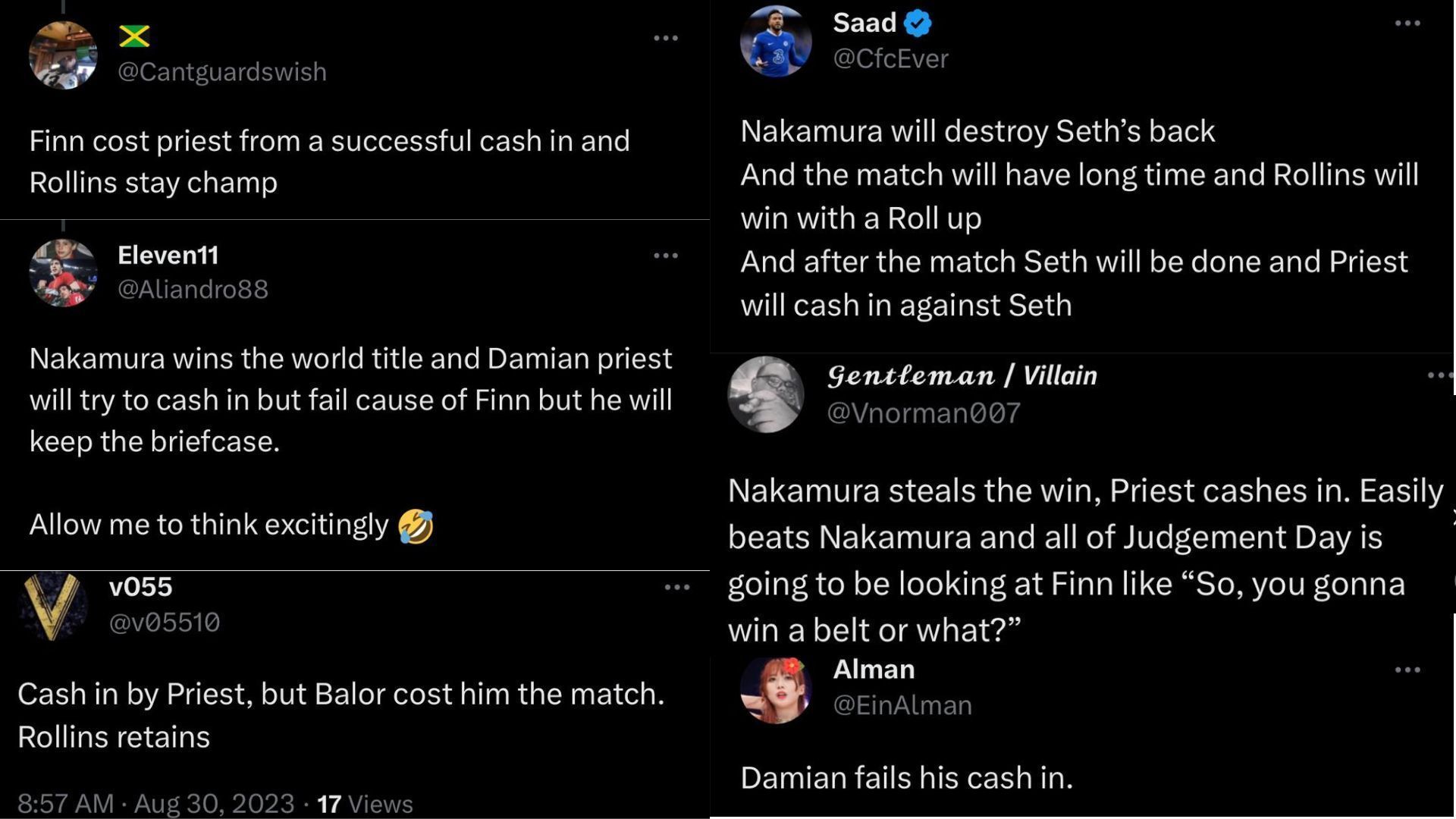 Fans predicting a Damian Priest cash-in Payback