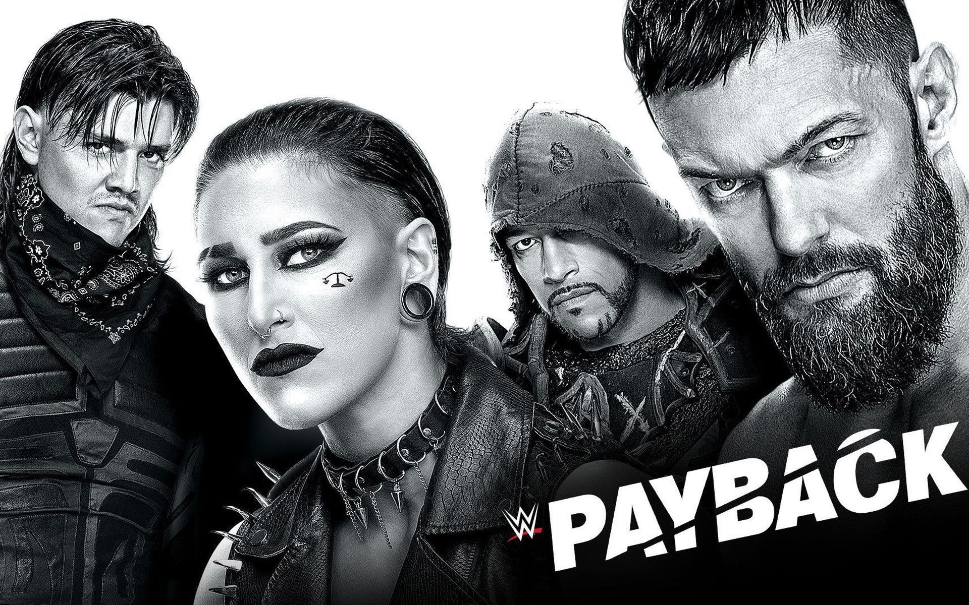 The Judgment Day members on Payback 2023 poster