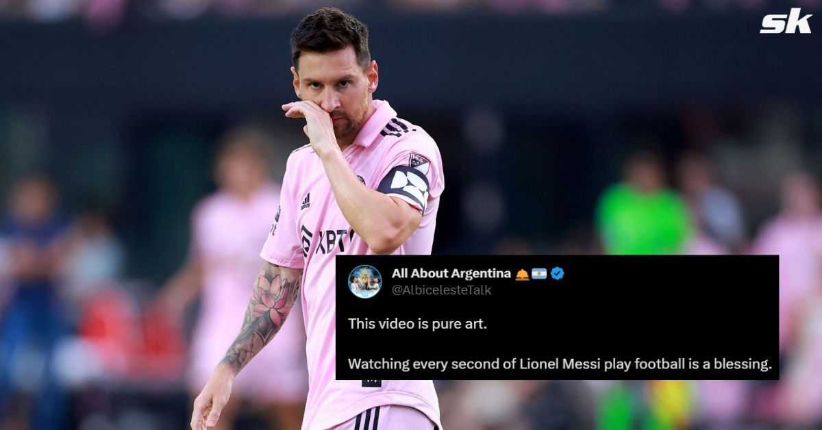 Fans react as Lionel Messi scores on his MLS debut.