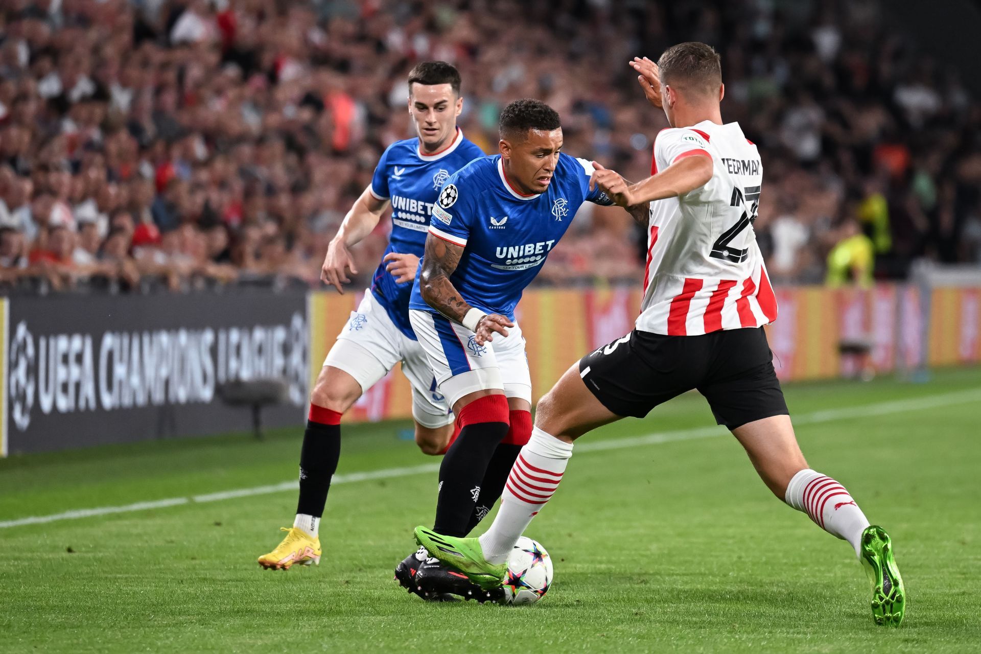 PSV Eindhoven v Glasgow Rangers - UEFA Champions League Play-Off Second Leg