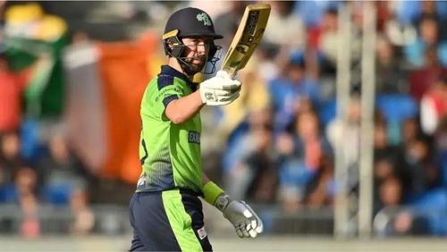 Andrew Balbirnie is Ireland's second-highest run-scorer vs India.