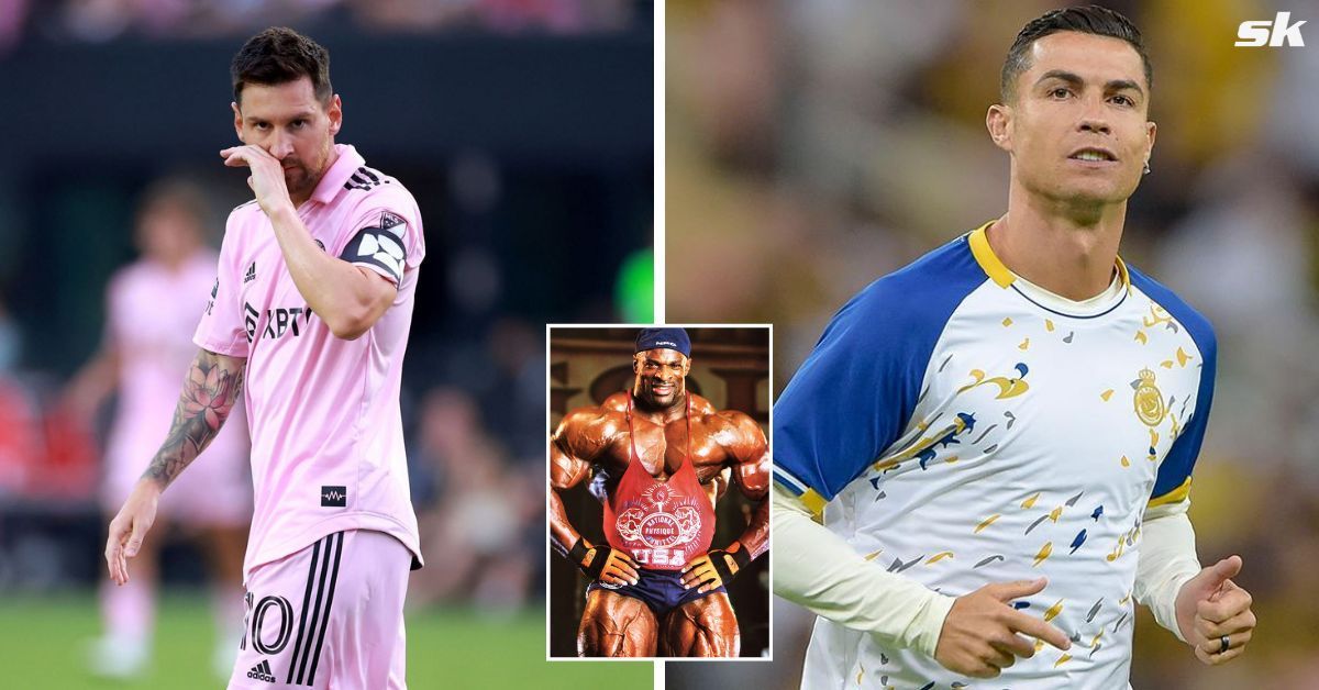 Ronnie Coleman chose between Cristiano Ronaldo and Lionel Messi 