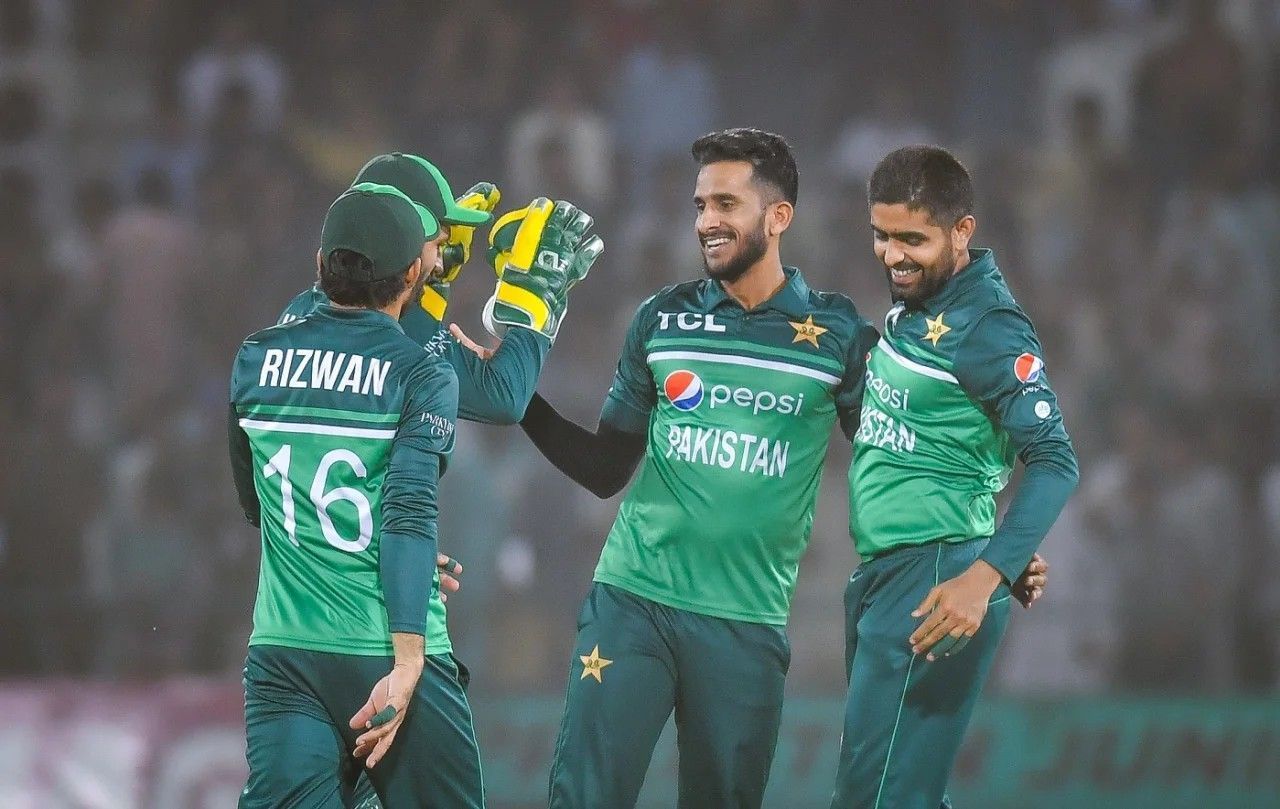 Babar Azam and Co. celebrates vs West Indies in Multan [Getty Images]