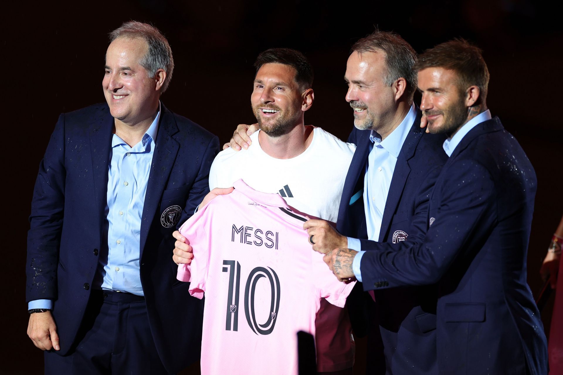 Jorge Mas (right) hails Lionel Messi&#039;s commercial influence.