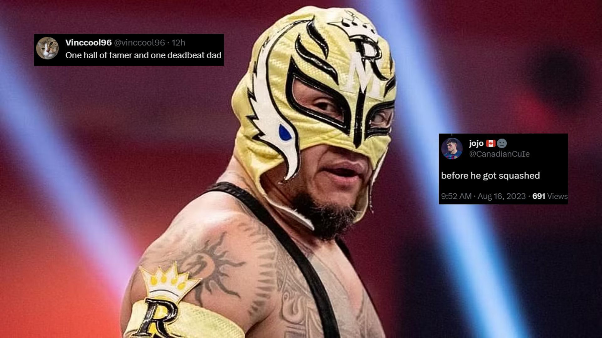 2023 Hall of Famer and current WWE US Champion Rey Mysterio