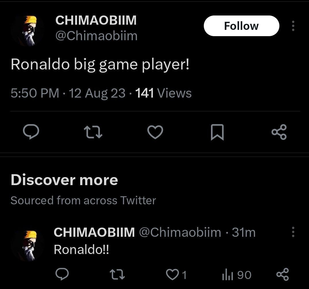 Fans react as Ronaldo scores important goal