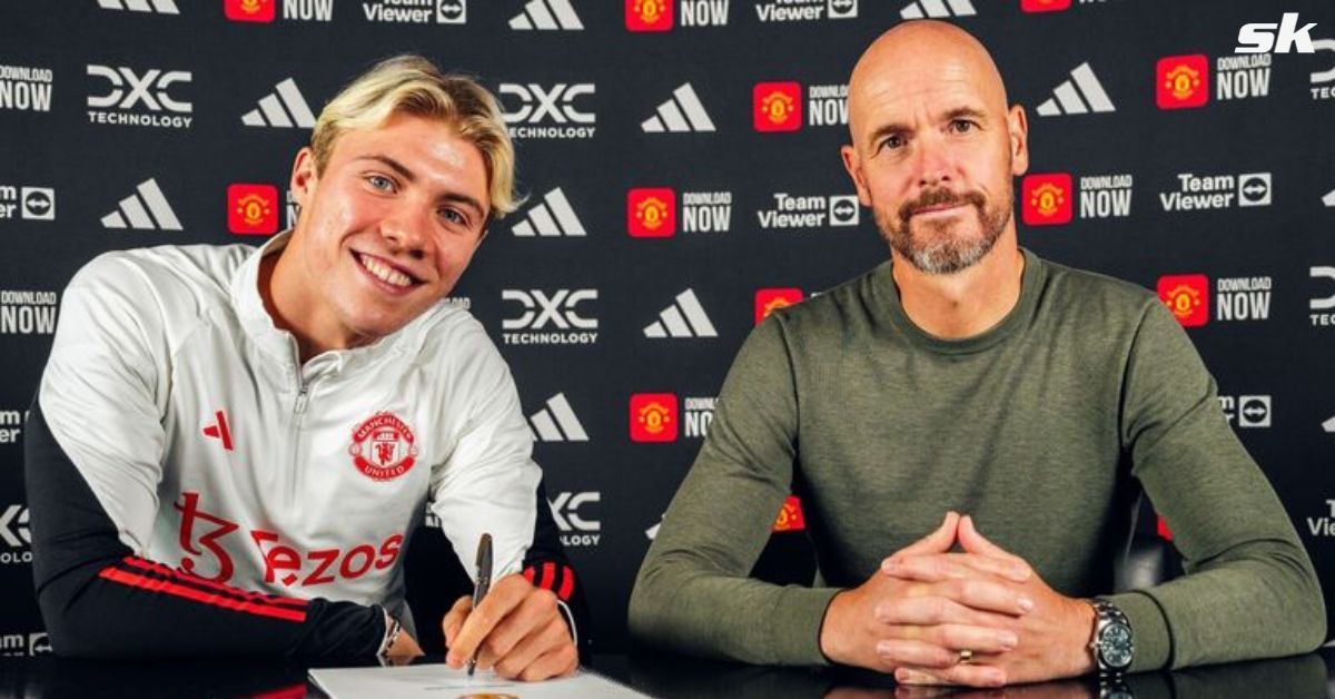 Erik ten Hag is thrilled to have Rasmus Hojlund on board.