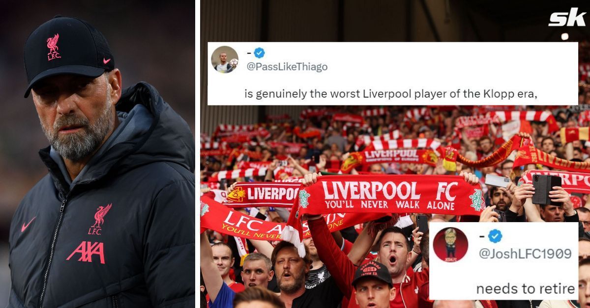 Fans reacted after Liverpool lost 4-3 to Bayern Munich 