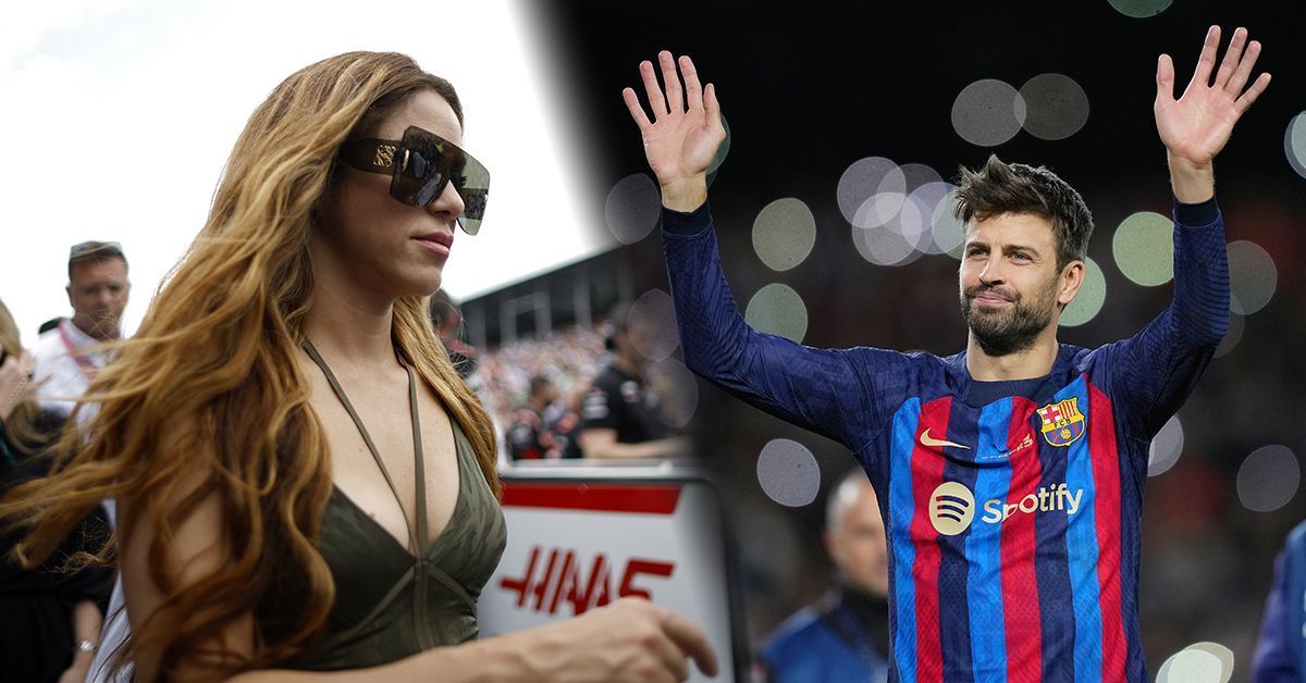 Gerard Pique and Shakira (via Getty Images)