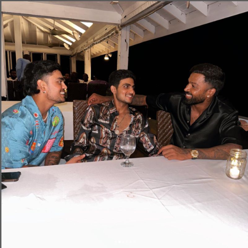 Indian players enjoy their time ahead of the T20Is. (Pic: Hardik Pandya/ Instagram)