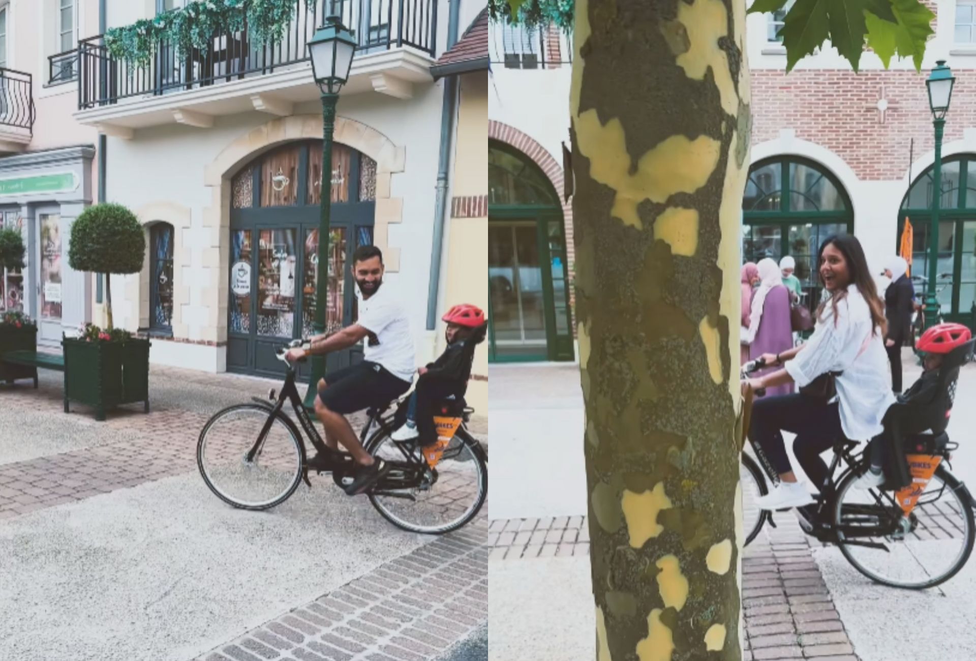 RCB keeper Dinesh Karthik with his family in UK. 