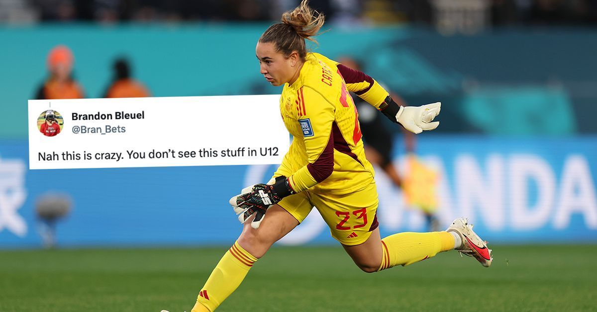 Spain scored a bizarre won goal in their FIFA Women