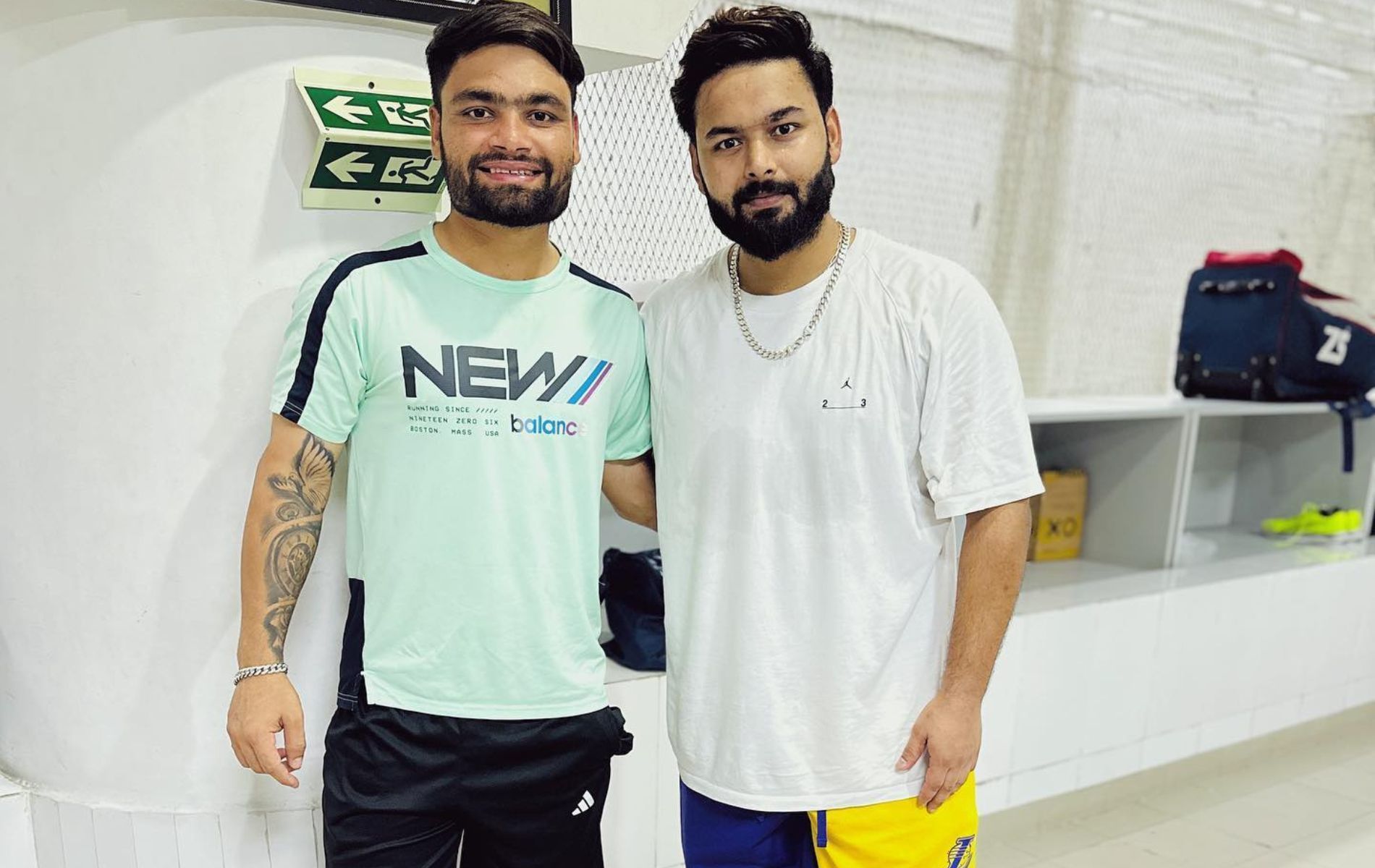 Rinku Singh (L) with Rishabh Pant. (Pic: Instagram)