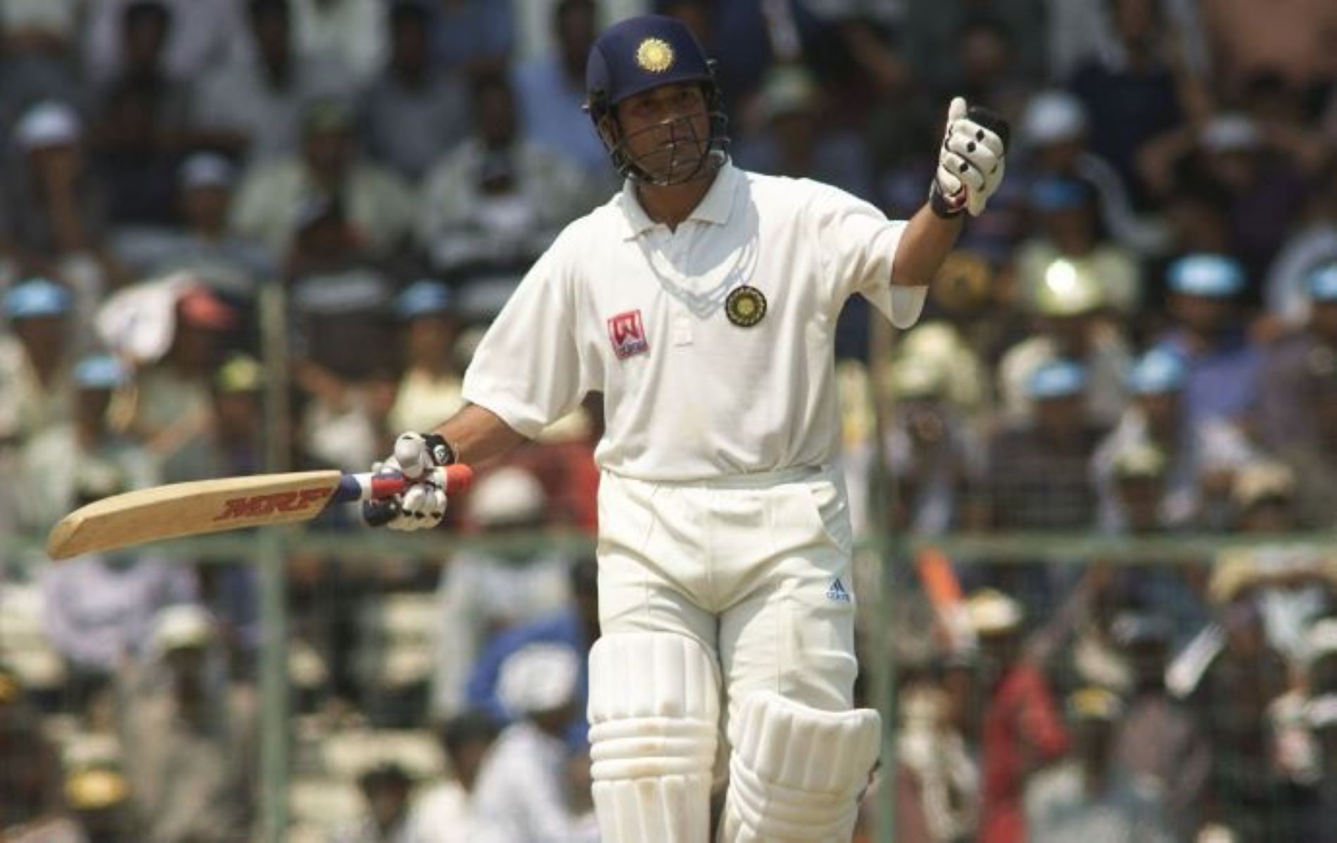Sachin Tendulkar smashed the Aussie bowlers to all parts of the ground in the 1998 series.