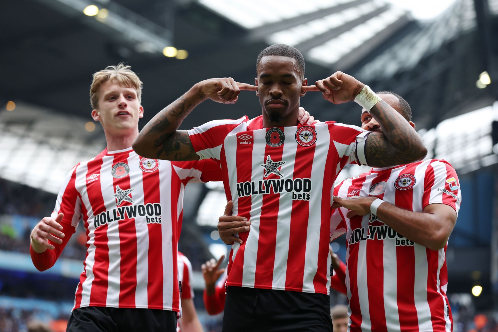 Ivan Toney scored a sensational brace against champions Manchester City last season.