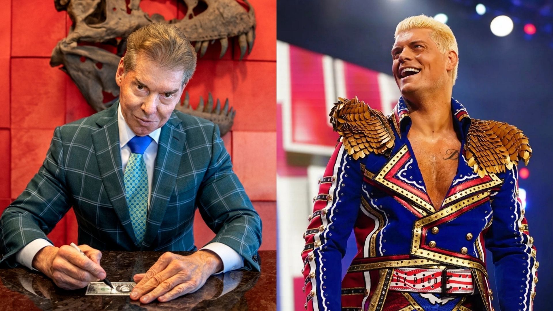 Vince McMahon and Cody Rhodes