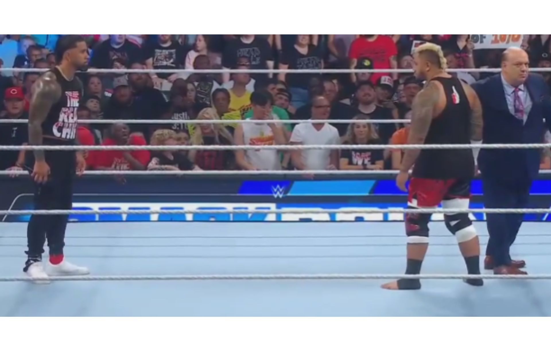 Paul Heyman attempts to urge Solo Sikoa to walk away