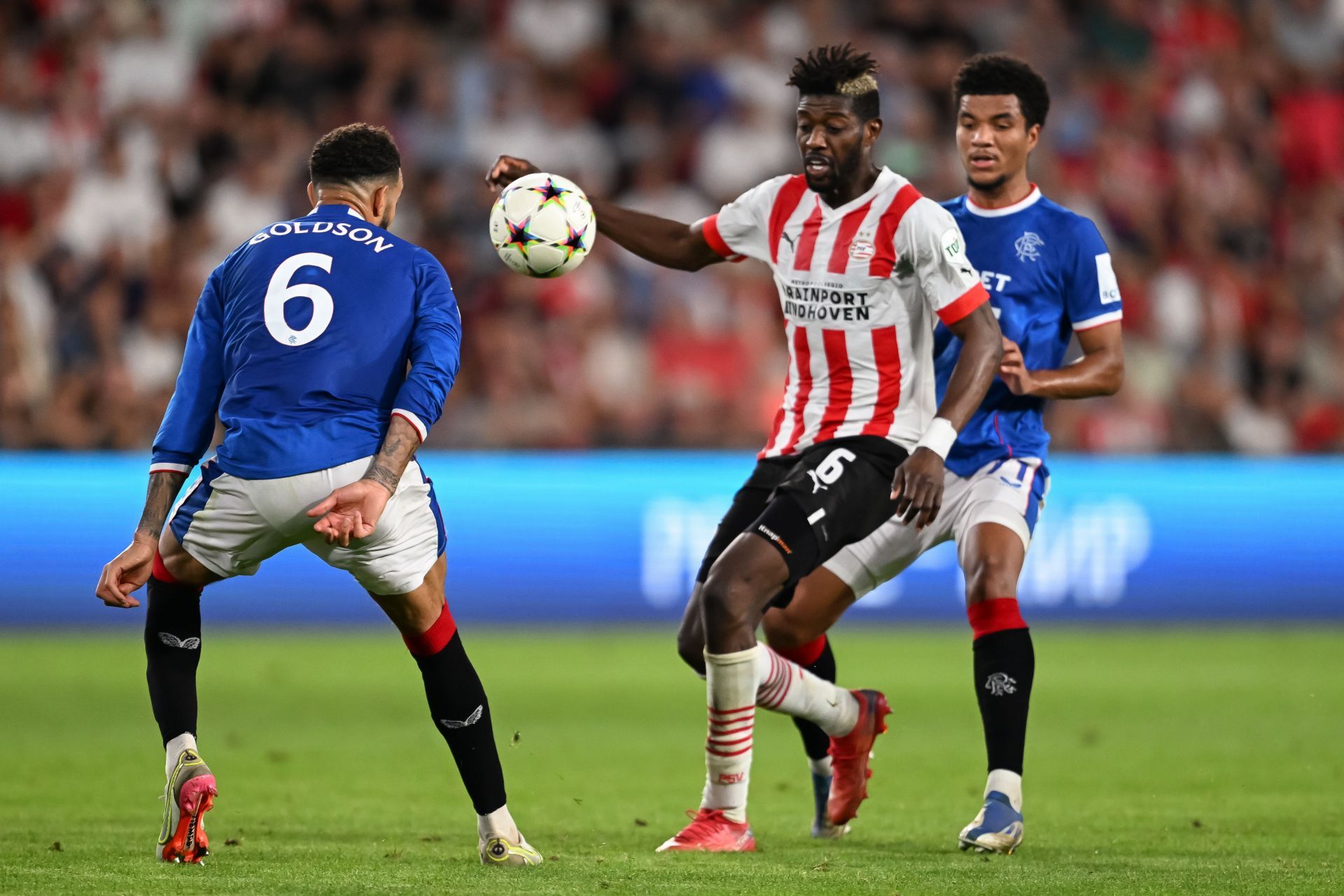 PSV Eindhoven v Glasgow Rangers - UEFA Champions League Play-Off Second Leg