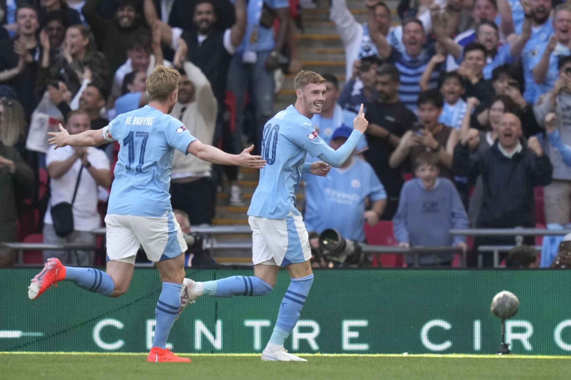 Palmer (R) scored a superb goal after coming on off the bench.