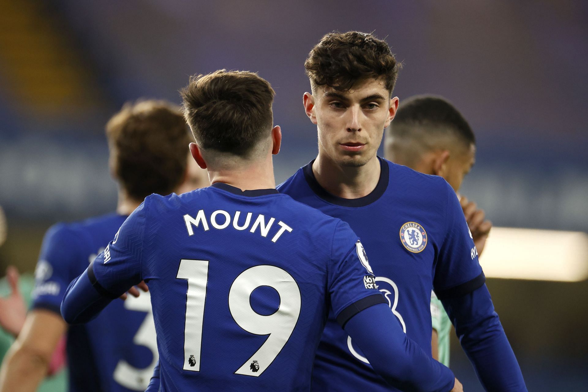 Mason Mount and Kai Havertz (R)