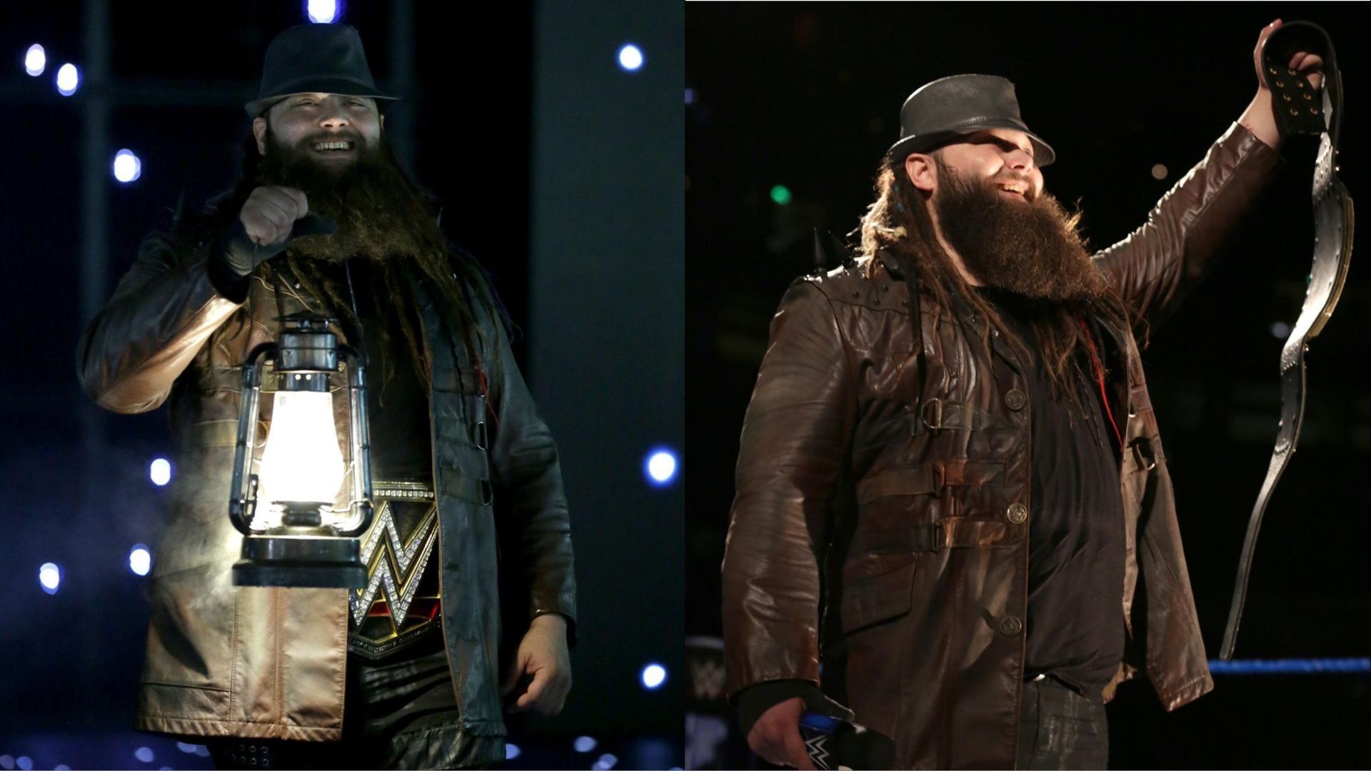 Bray Wyatt makes his entrance as WWE Champion.