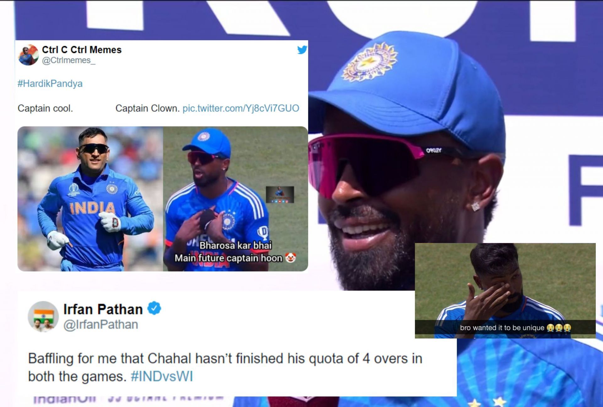 Fans react after India