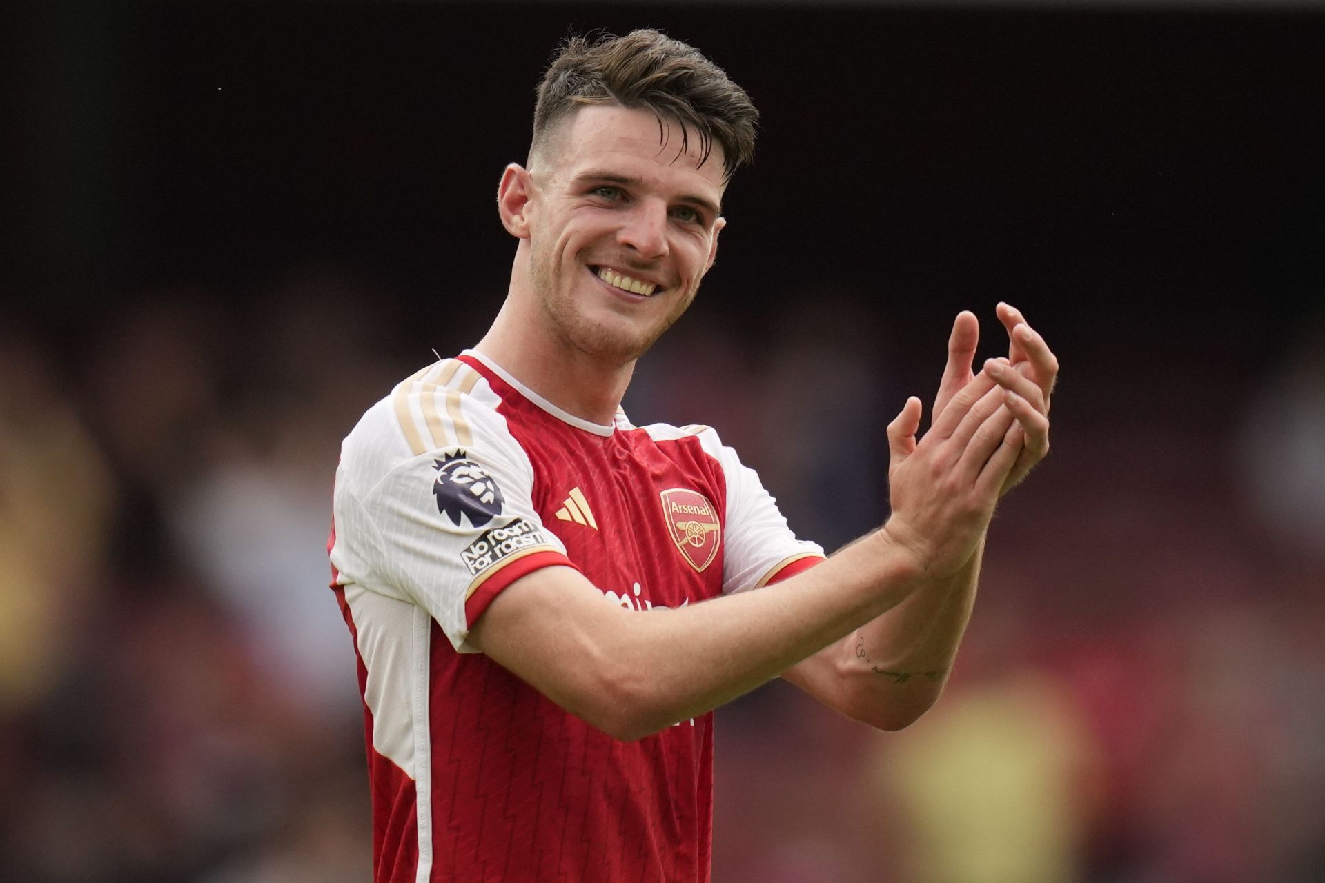 Declan Rice arrived at the Emirates this summer.