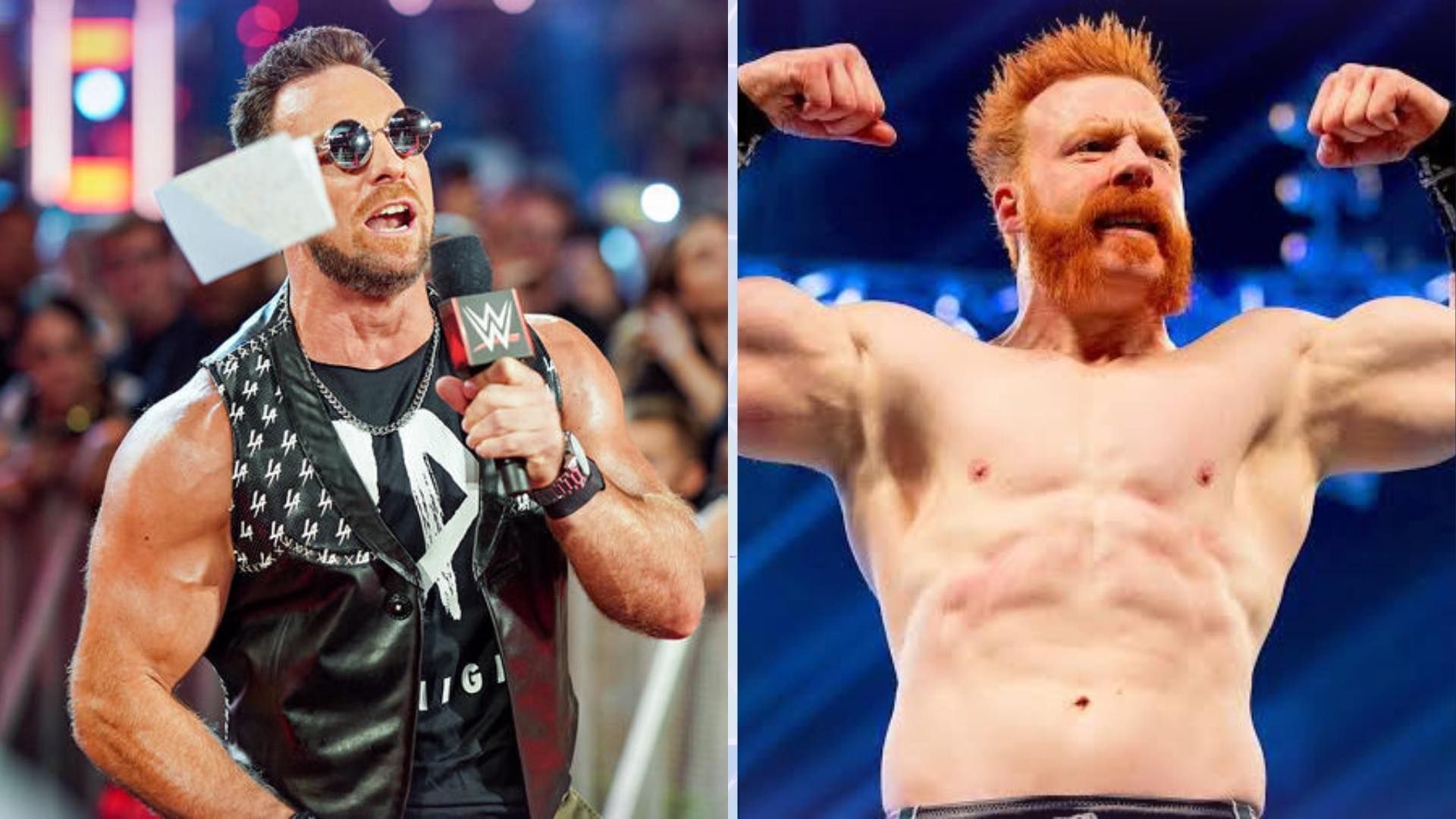 LA Knight(Left), Sheamus(Right)