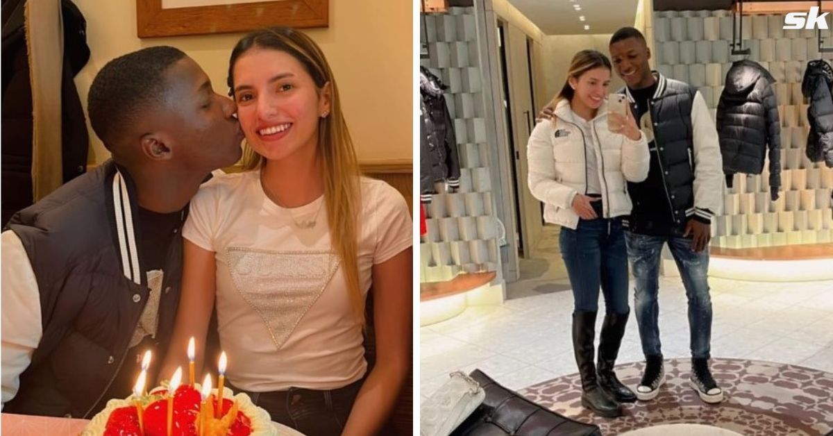 Moises Caicedo and his girlfriend, 