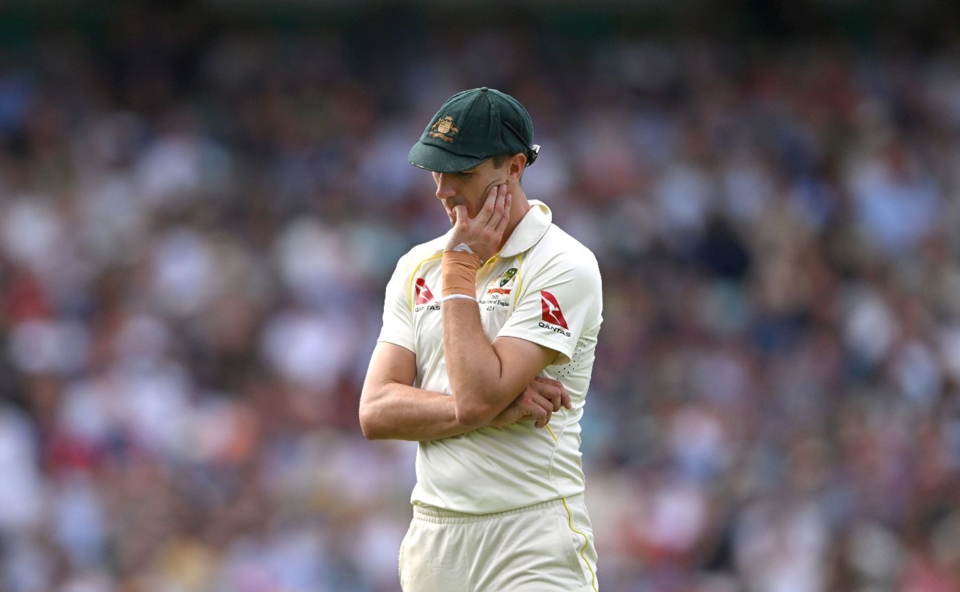 Australian skipper Pat Cummins played final Ashes Test at the Oval with ...