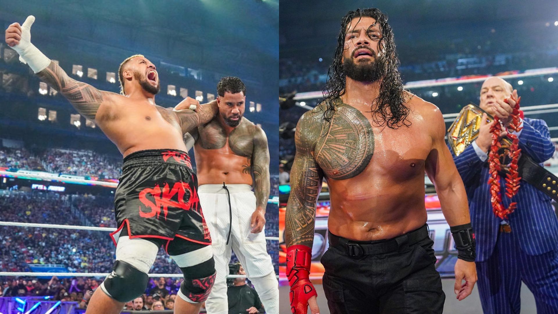 Roman Reigns defeated Jey Uso at SummerSlam 2023.