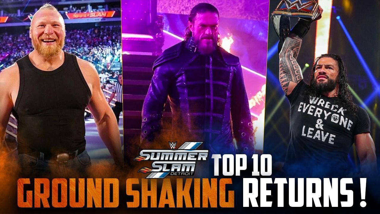 TOP 10 most EPIC SummerSlam RETURNS of all time