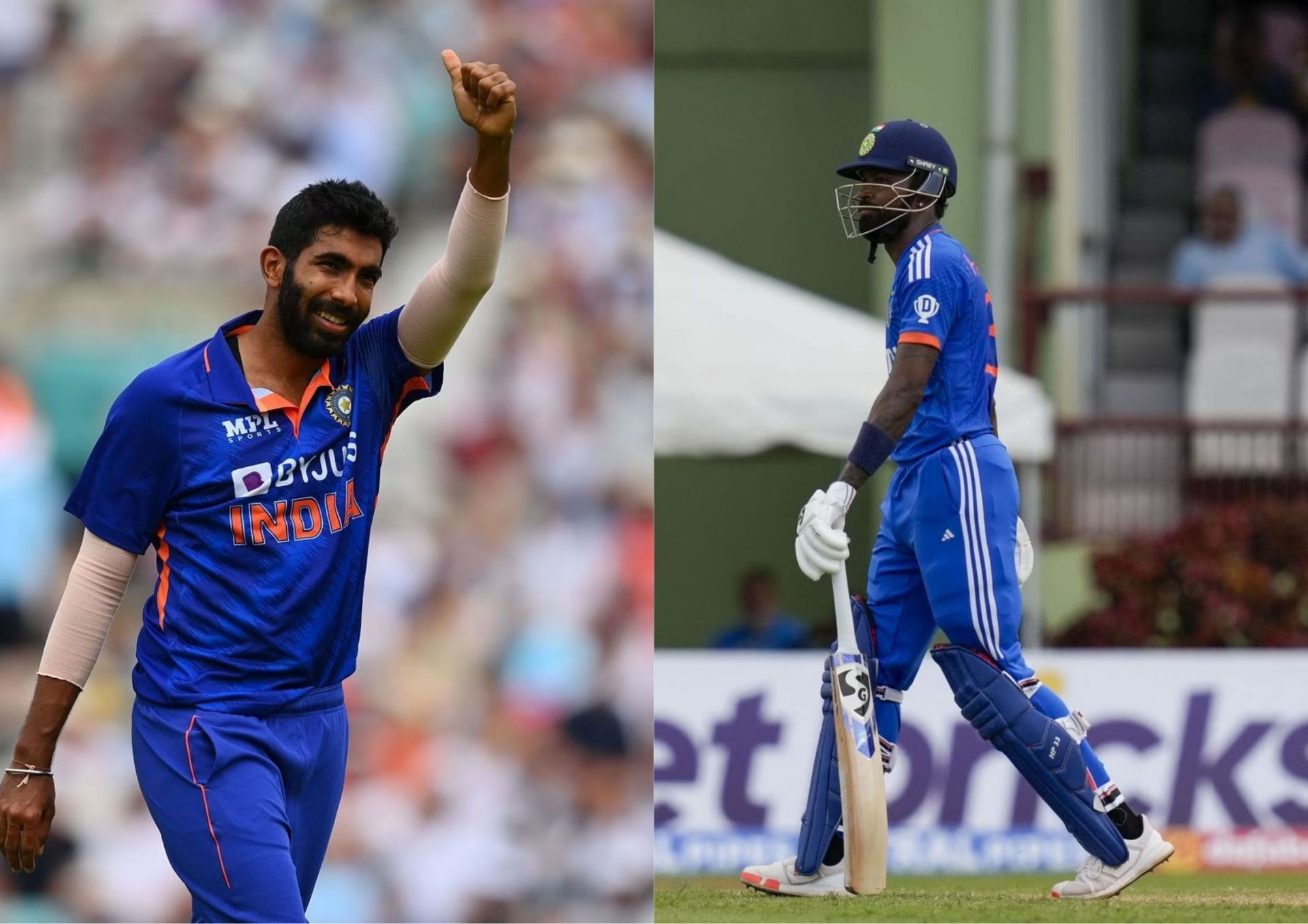 Jasprit Bumrah is currently captaining India in the T20s in Ireland with Hardik Pandya rested (Picture Credits: Getty Images; AP).