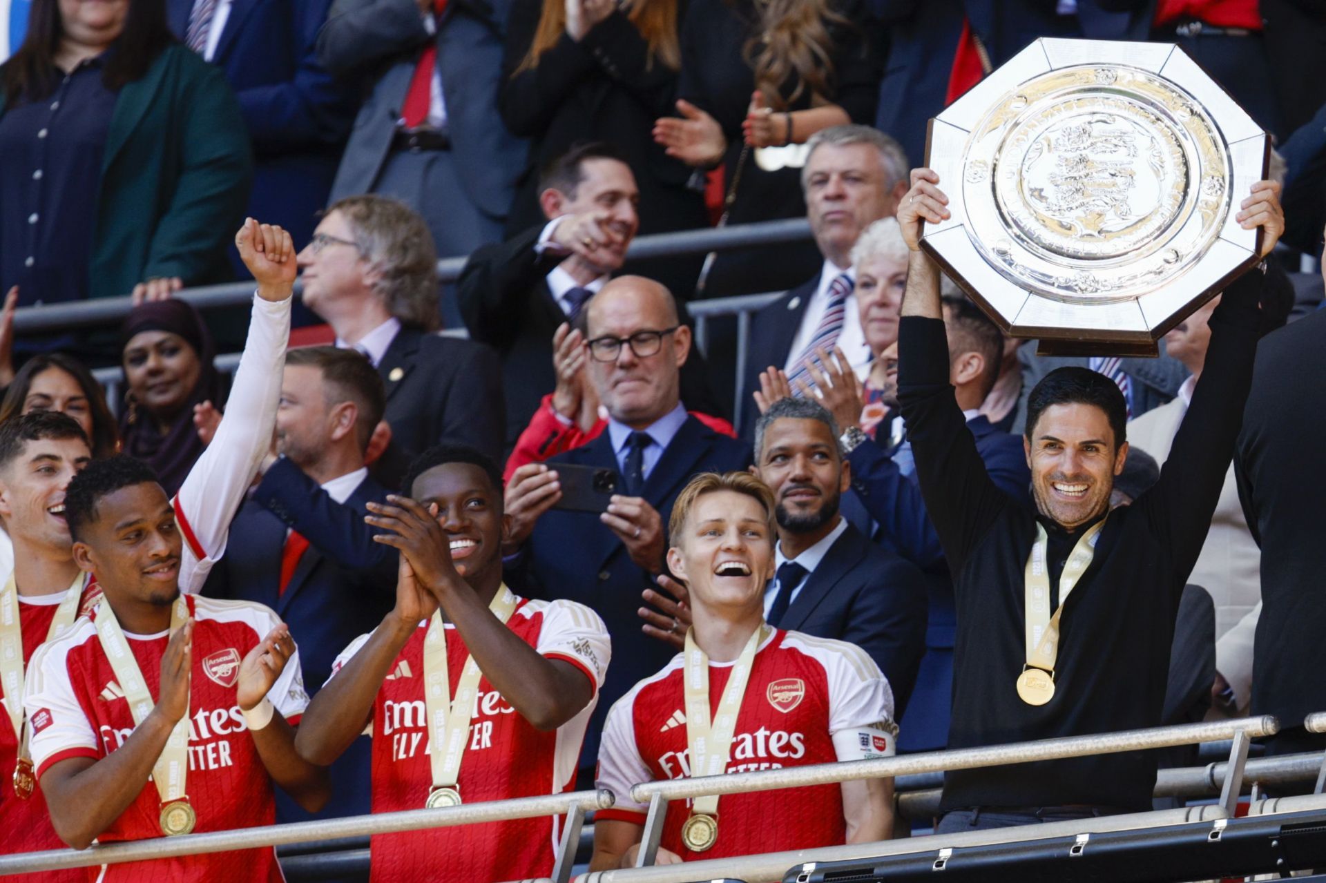 Arsenal won the Community Shield.