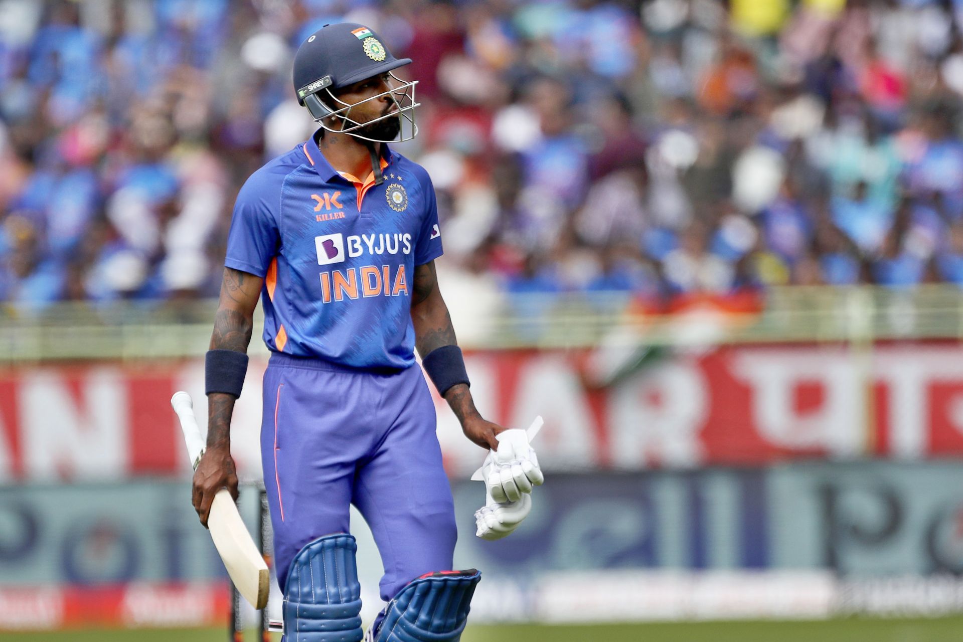 Hardik Pandya was dismissed cheaply in the first two ODIs.