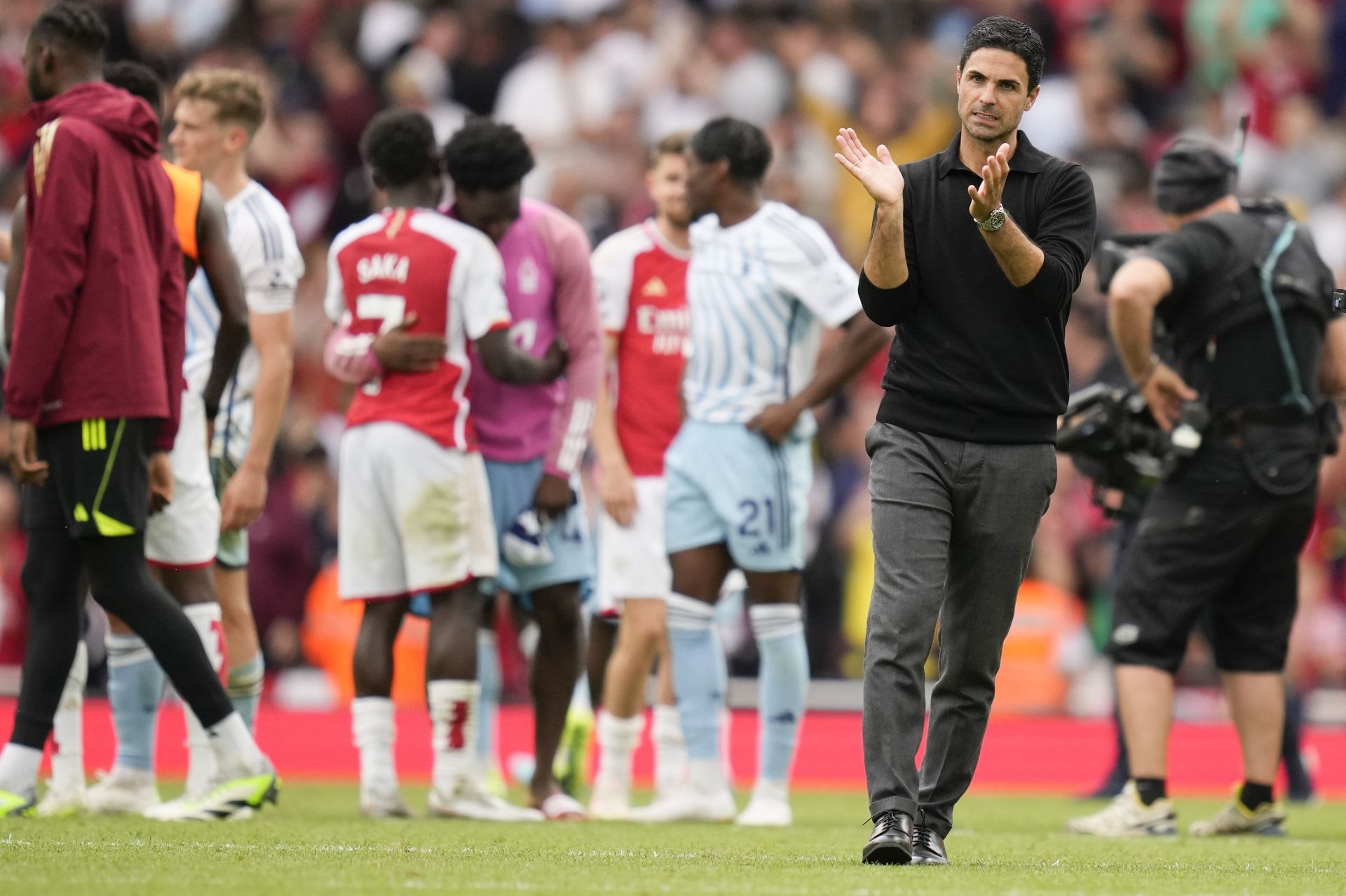 Arsenal manager Mikel Arteta was surprised that Martin Odegaard took the penalty.