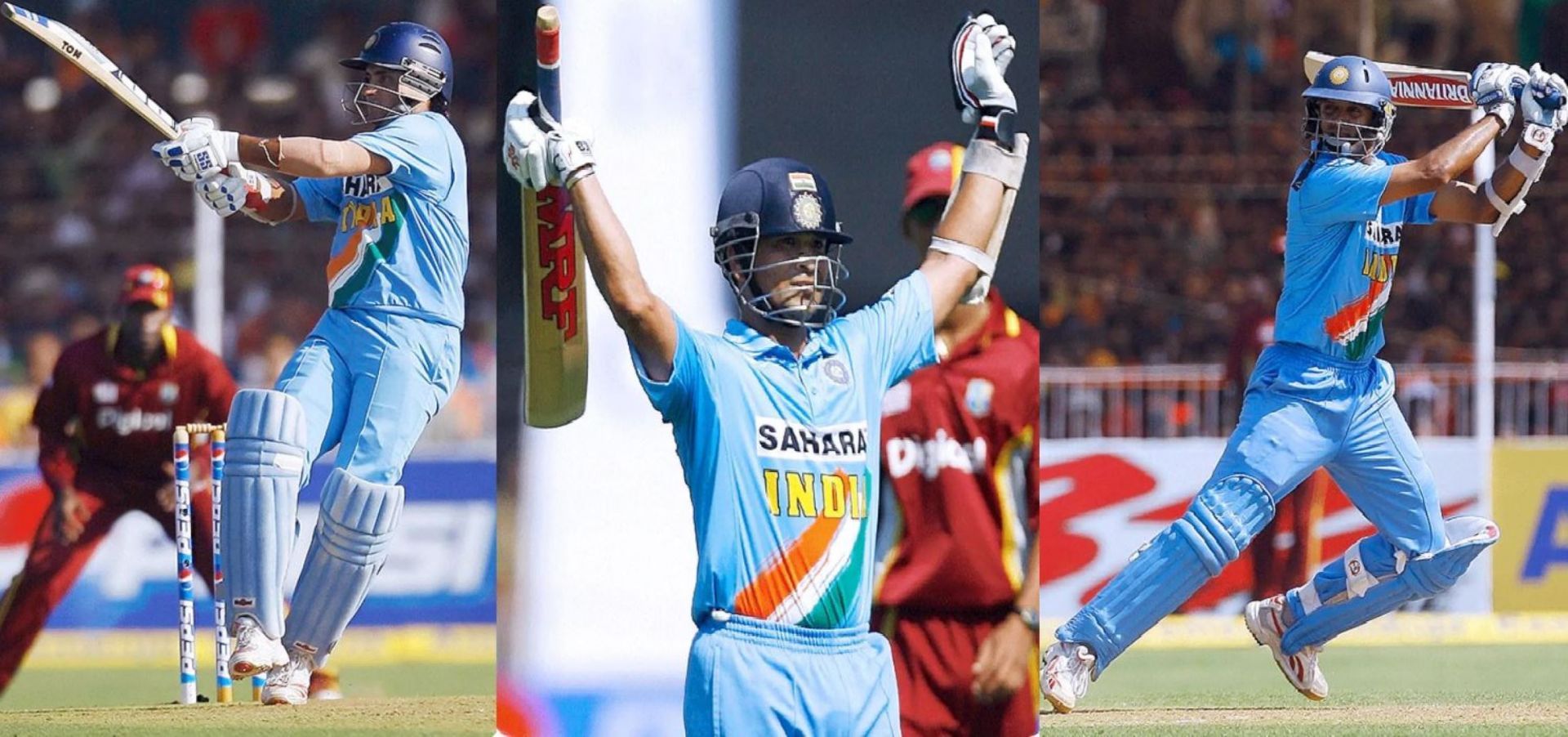 Tendulkar, Dravid, and Ganguly were at it again as India won the home series against West Indies.