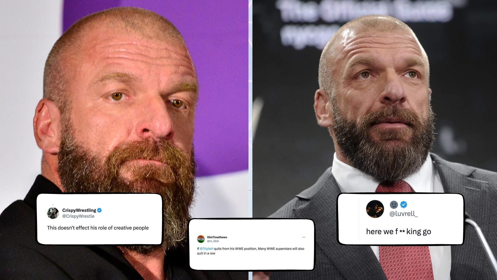 Triple H is the WWE Chief Content Officer.